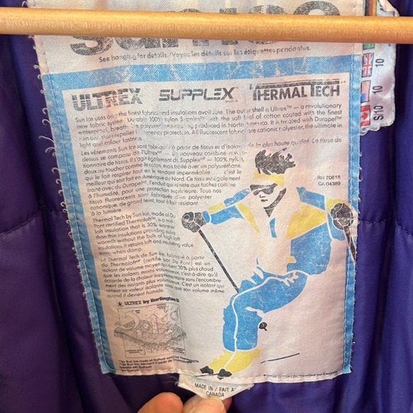 Vintage Sunice Purple and Pink Jacket , snow coat, winter, parka, Small, Women - Picture 10 of 15